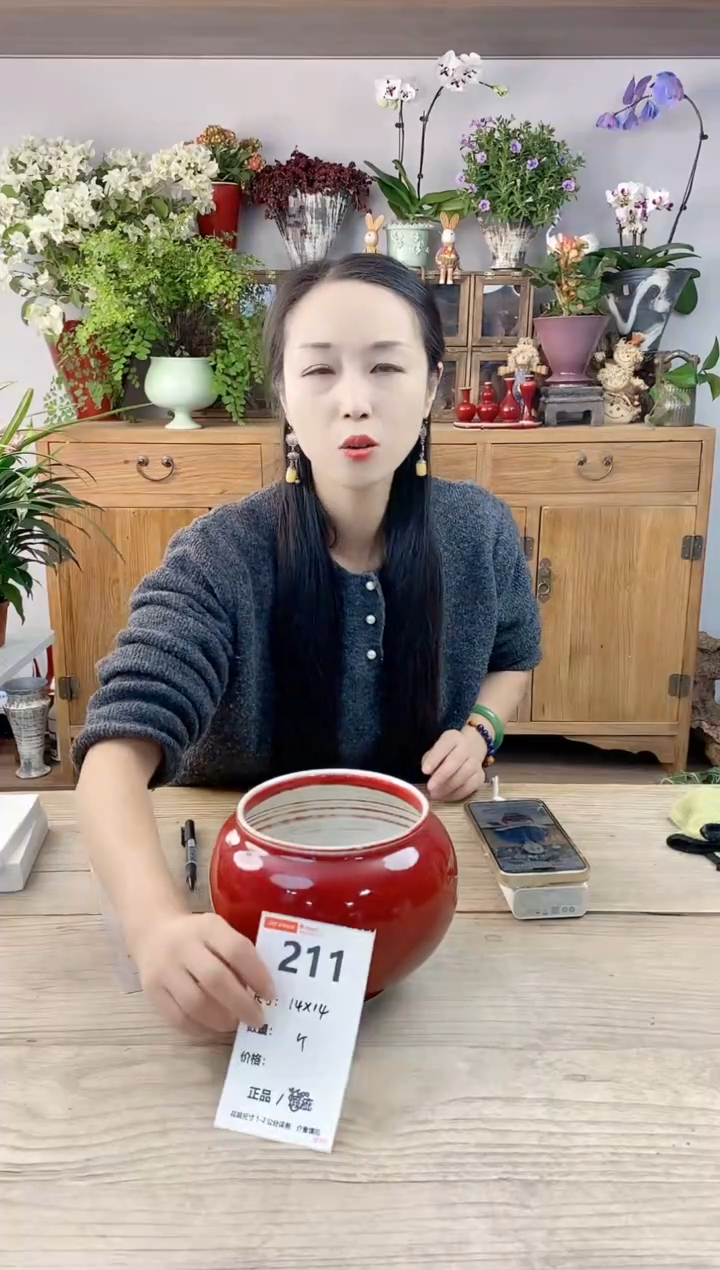 小玩子花盆直播编号211