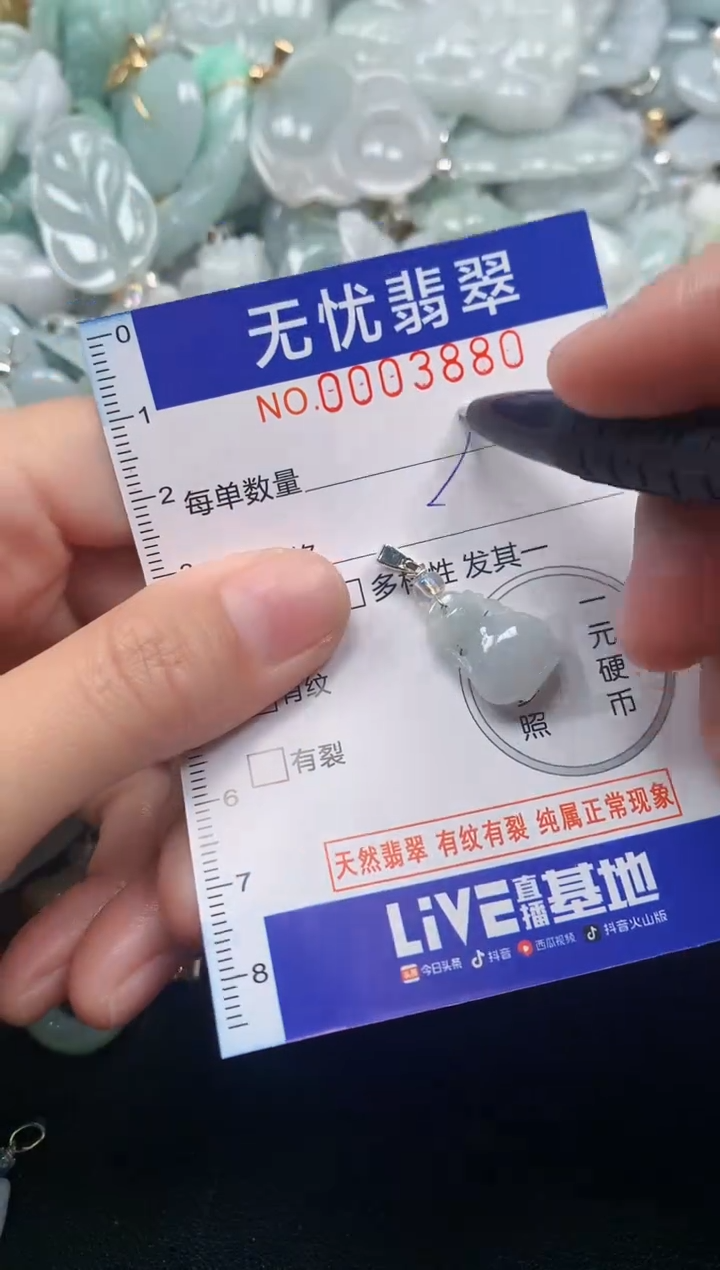 颈饰未镶嵌翡翠3880