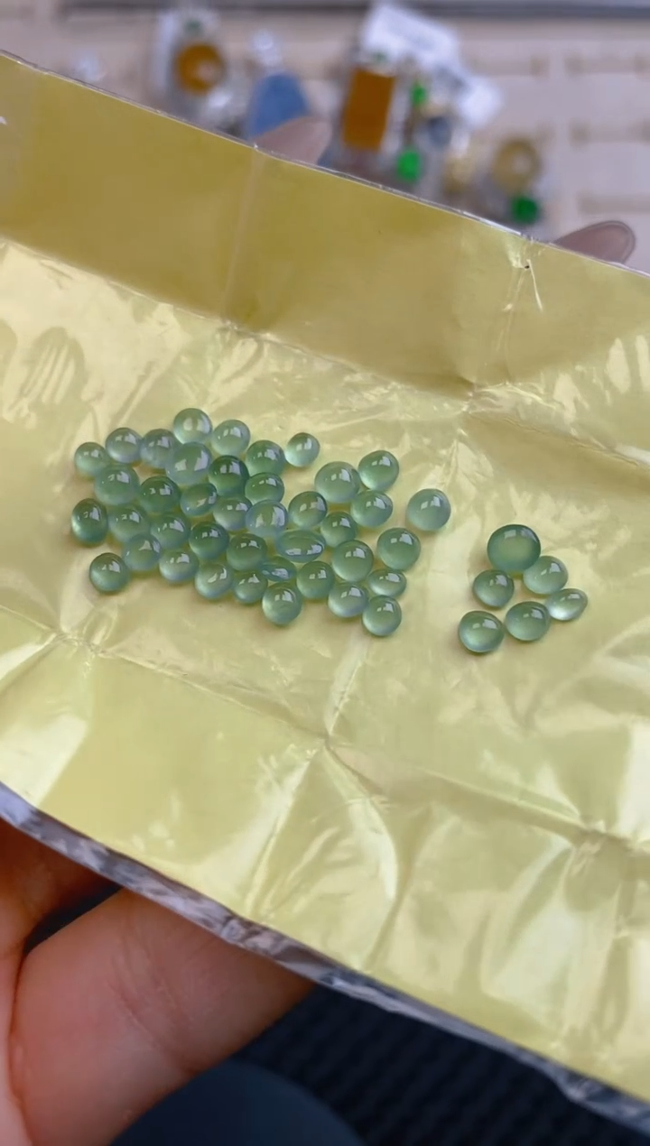 【闪购商品】定制翡翠未镶嵌翡翠裸石蛋面35