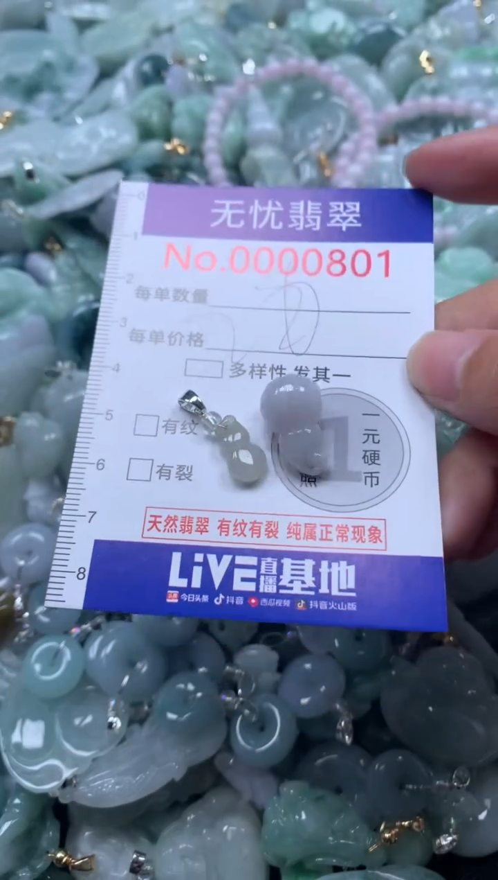 颈饰未镶嵌翡翠801