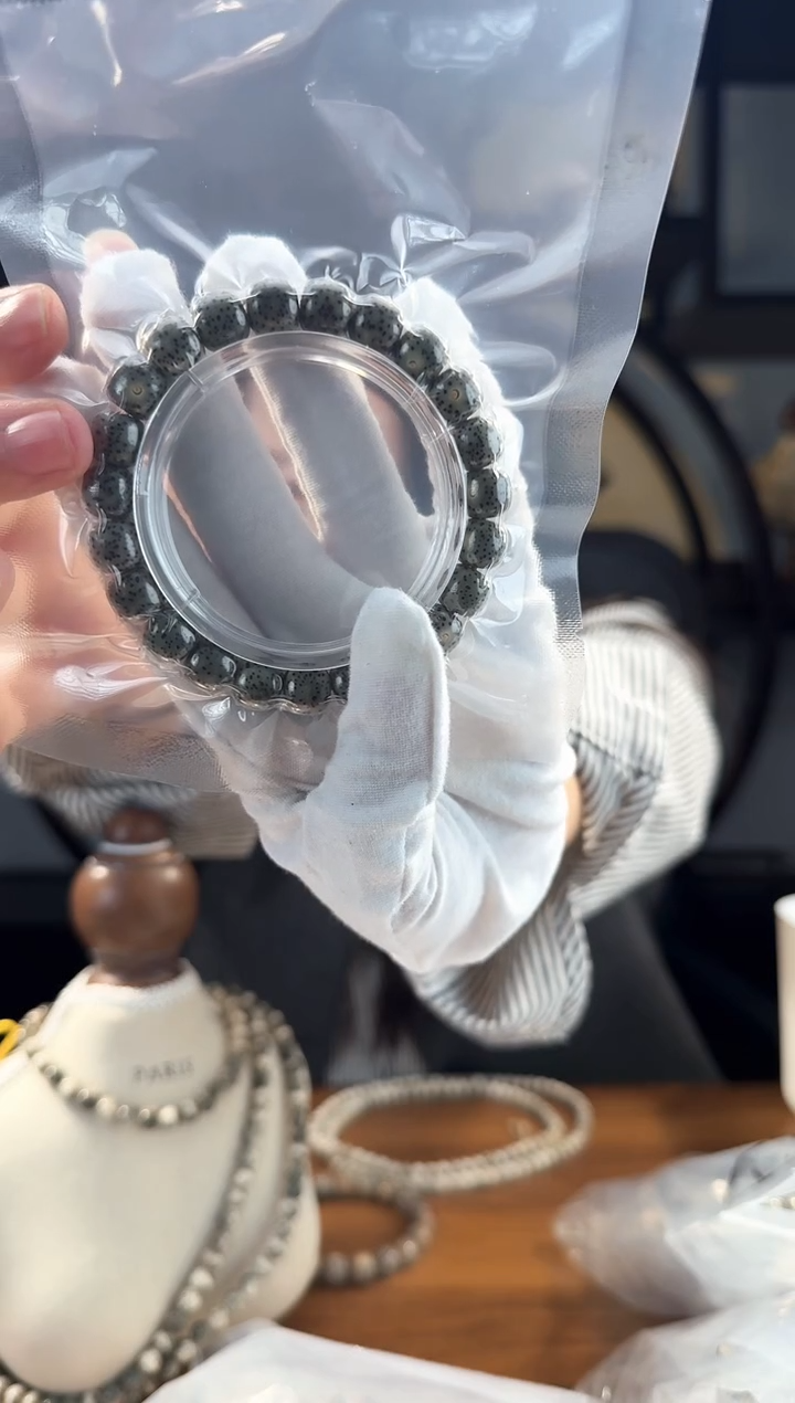 手串星月菩提绿幽灵1043