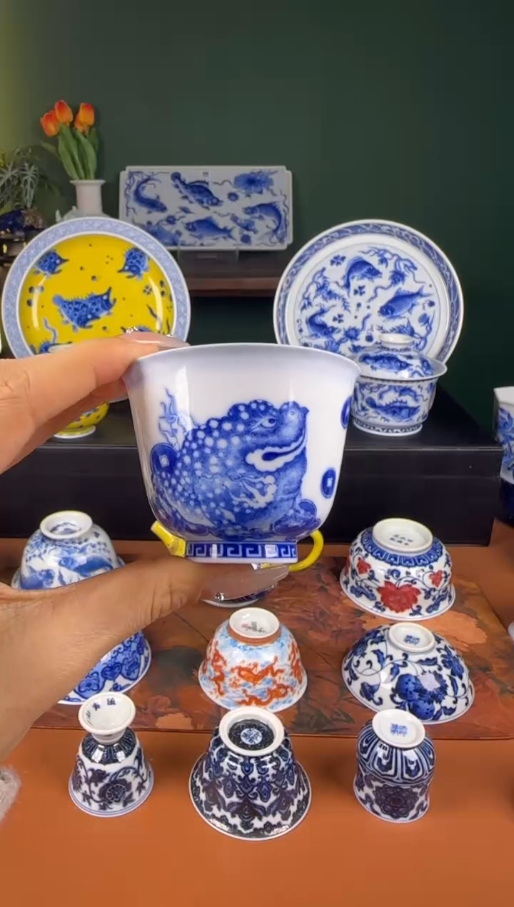 【闪购商品】杯景雨工坊 金蟾 杯杯。