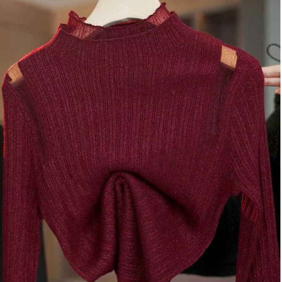 2025新款秋冬季针织衫上衣洋气毛衣打底衫.GD1531