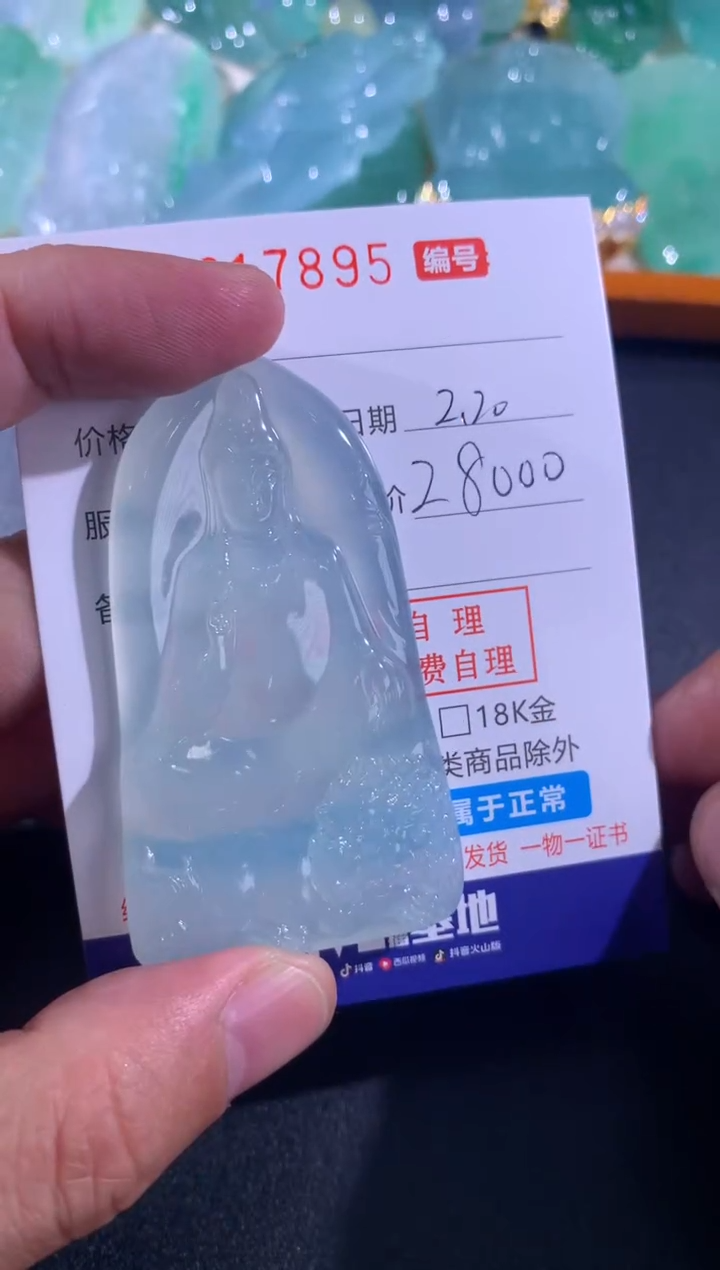 【闪购商品】翡翠颈饰未镶嵌天然A货翡翠