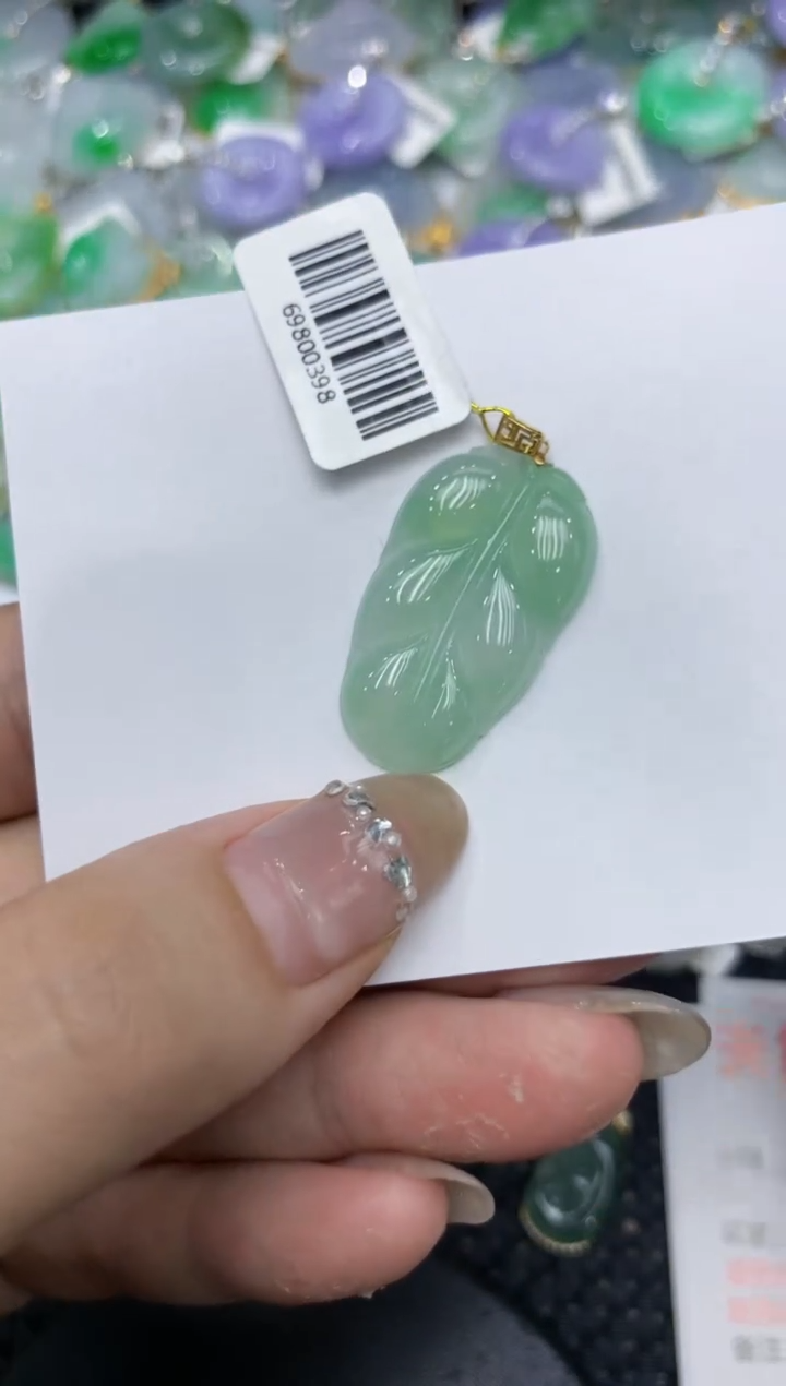 【闪购商品】翡翠颈饰18K金镶嵌222222222