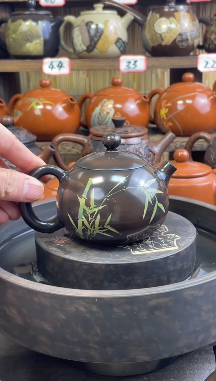 【闪购商品】壶建水紫陶高亮光彩填壶