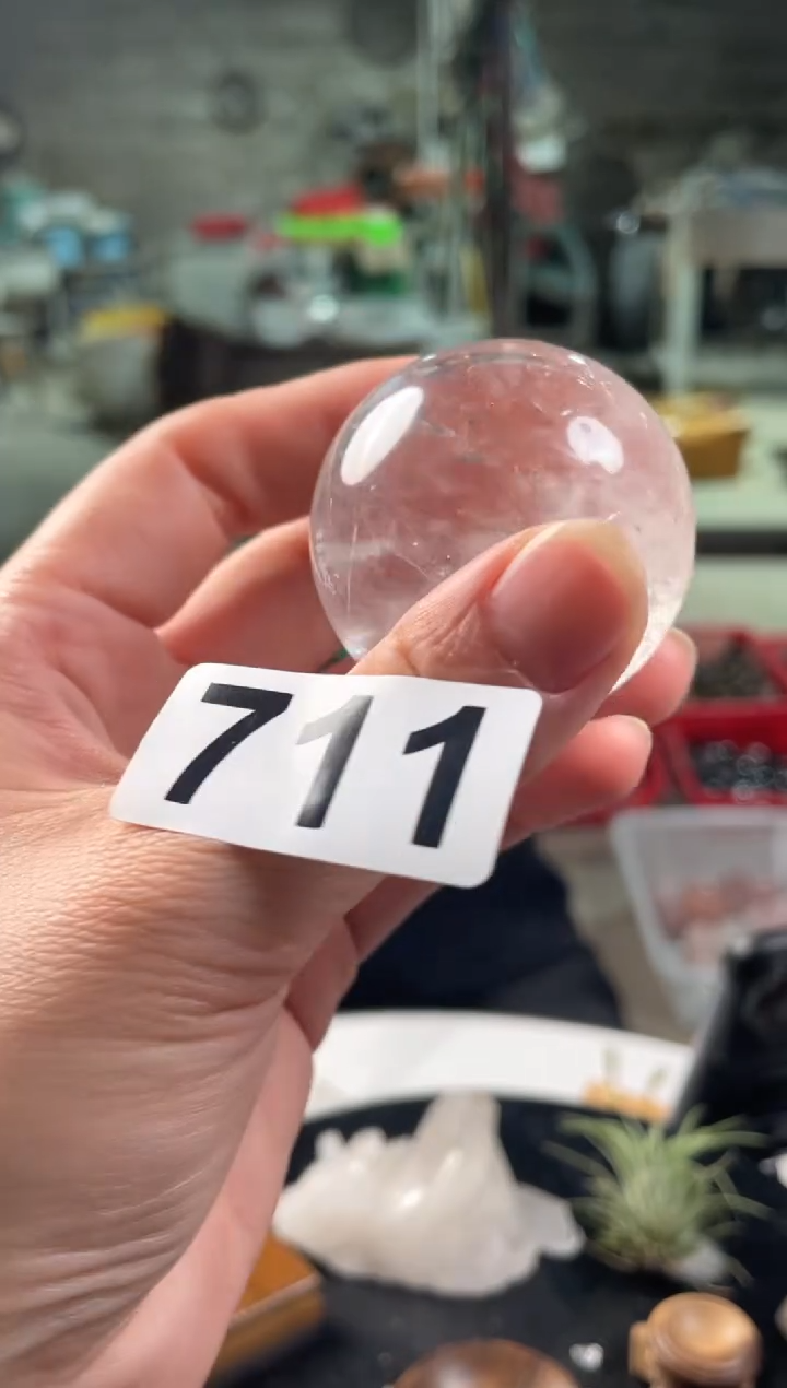 未镶嵌水晶大型摆件（非配饰）白水晶球 711