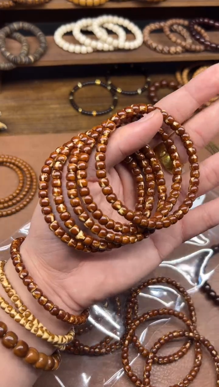 手串紫金鼠A905 鼠尖纯肉碎花5*6