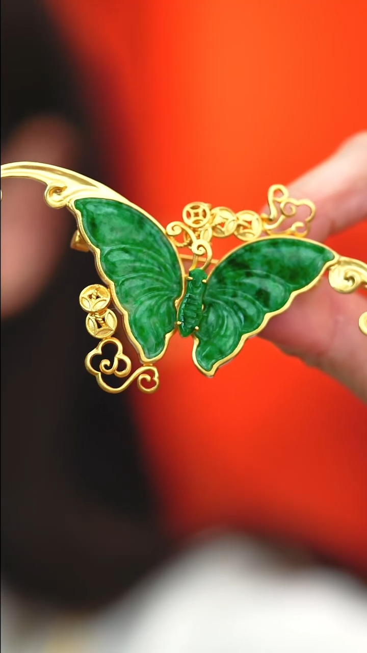 吊坠(不含链)银S925镶嵌翡翠新款