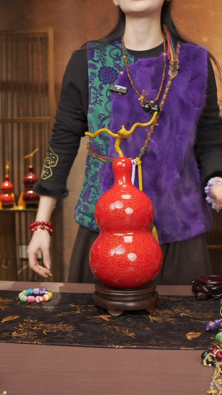 372 --高端工艺大漆酒葫芦--5188