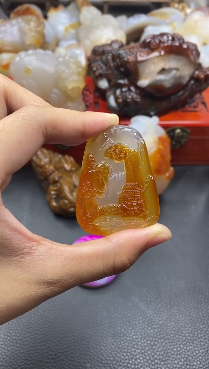 未镶嵌挂件玛瑙/玉髓4****900
