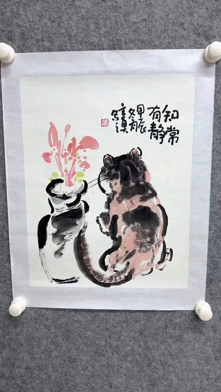 国画写意画花鸟画手绘