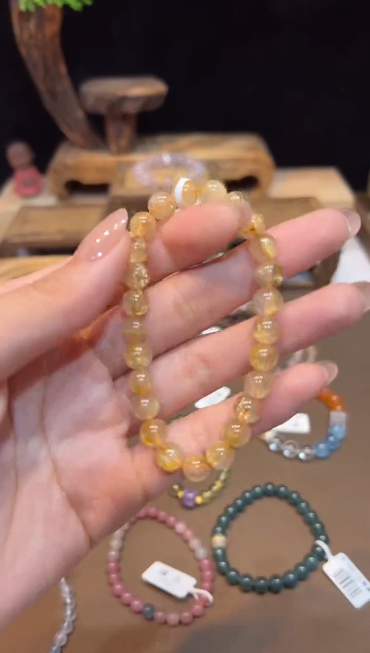 水晶手链未镶嵌手饰@@5723