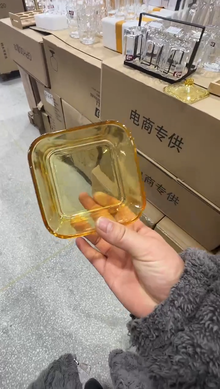 【闪购商品】水晶玻璃无盖款青苹果直播价*4