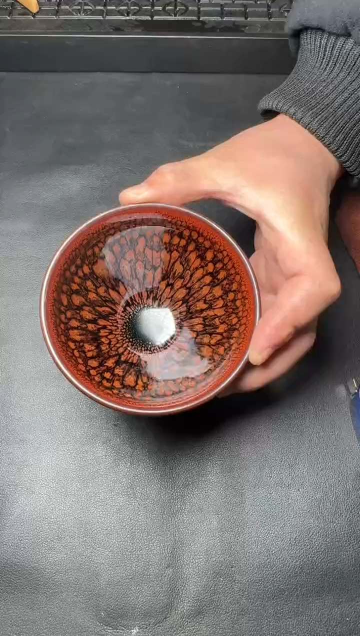 【闪购商品】茶盏何定欣鹧鸪斑23