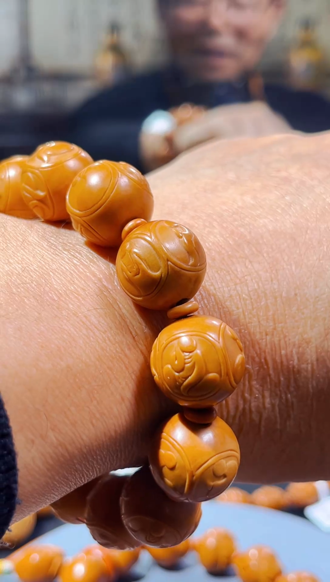 手串橄榄核四面无相手串