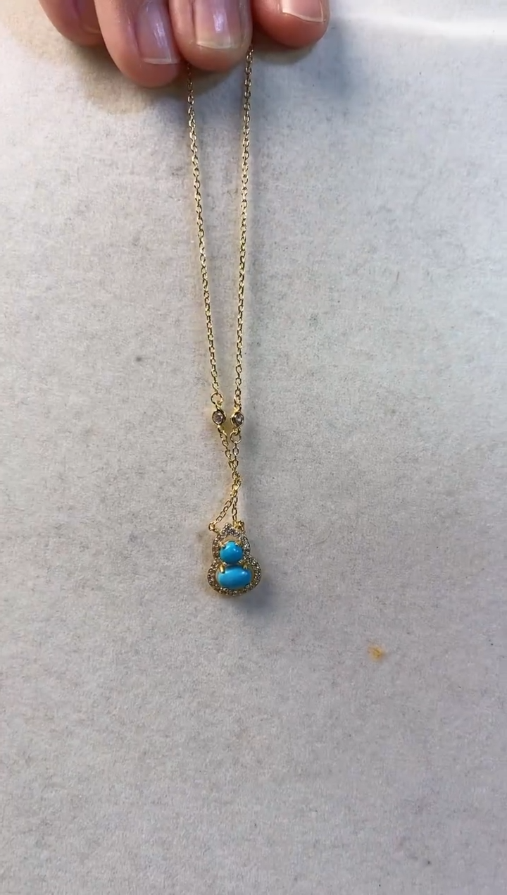 未镶嵌绿松石项链S****婷松松葫芦 项链