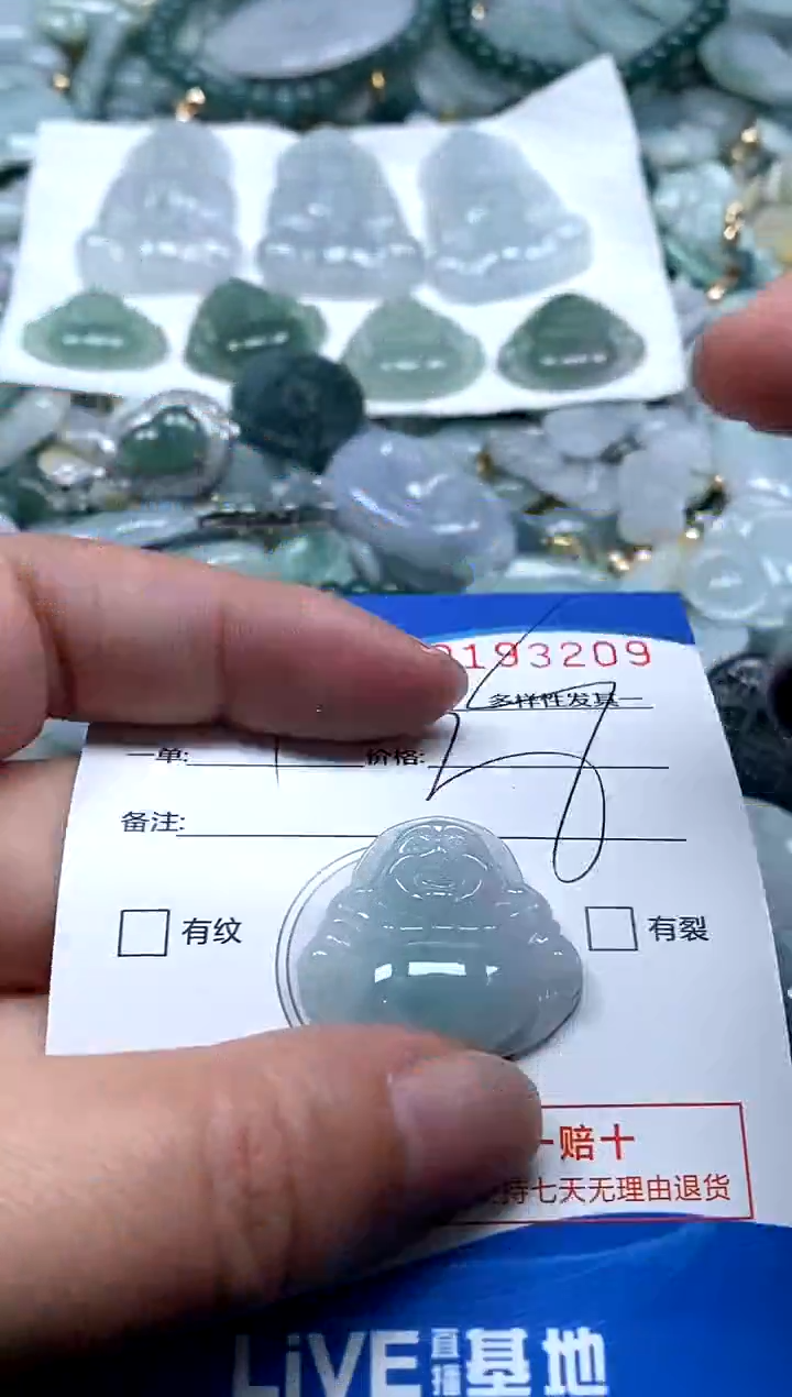 【闪购商品】翡翠颈饰未镶嵌闪购商品0192709