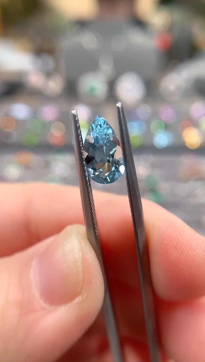 【闪购商品】海蓝宝石裸石未镶嵌1.5ct