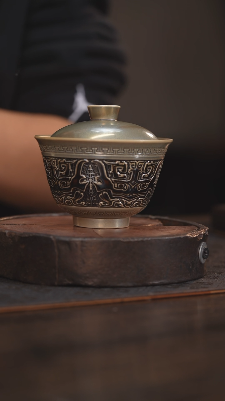 【闪购商品】杯88/柴房陶瓷 窑宝盖碗