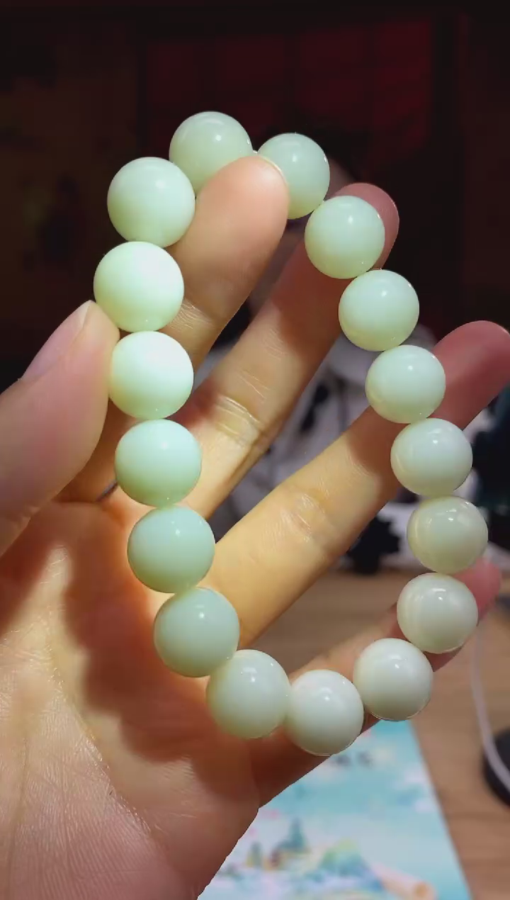 和田玉未镶嵌颈饰d387