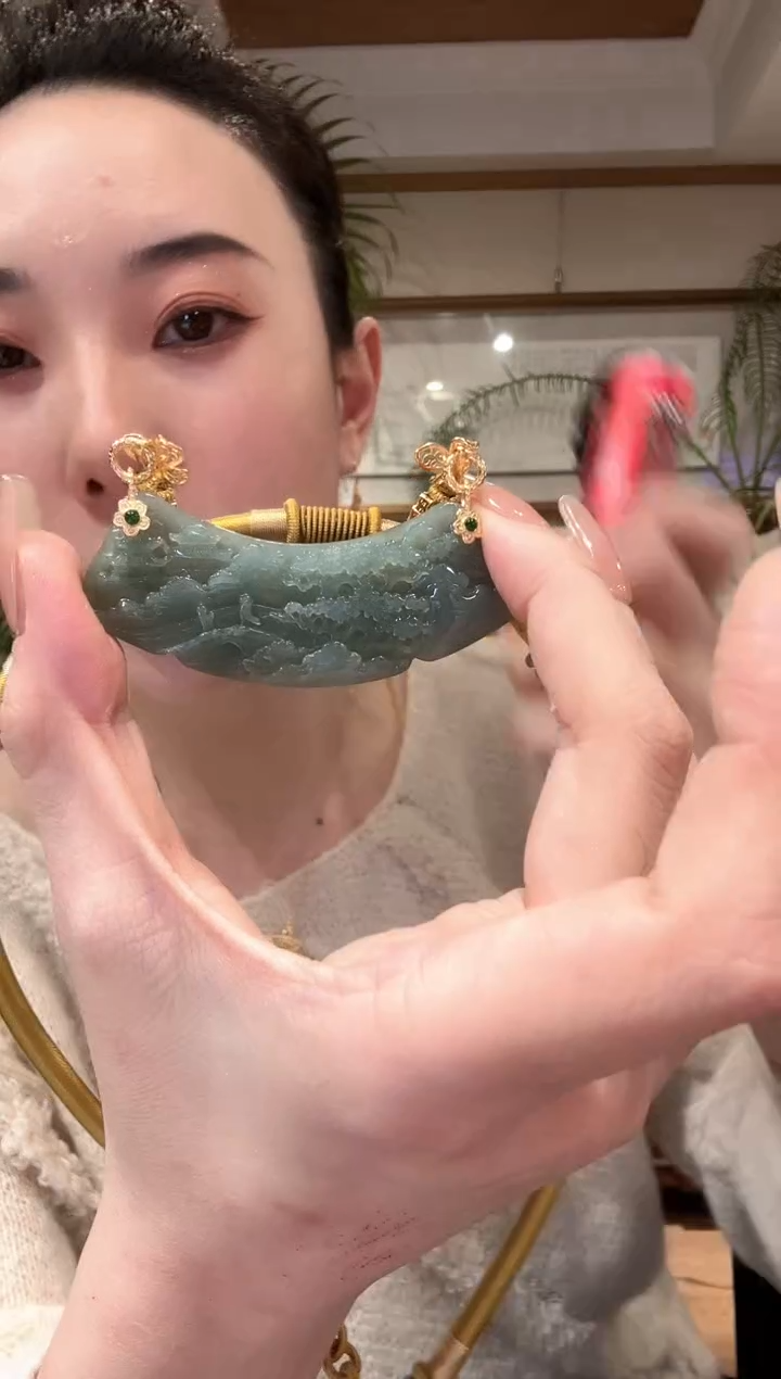 【闪购商品】翡翠颈饰未镶嵌国风