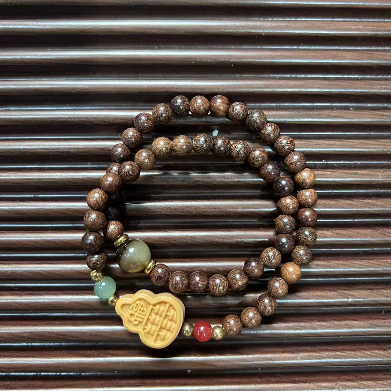 sl-468-无礼盒-黄花梨单圈手串无礼盒