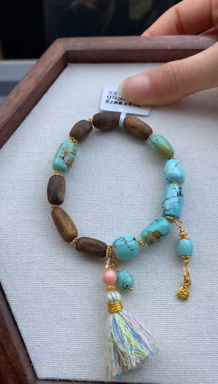 未镶嵌绿松石手串茜.n120