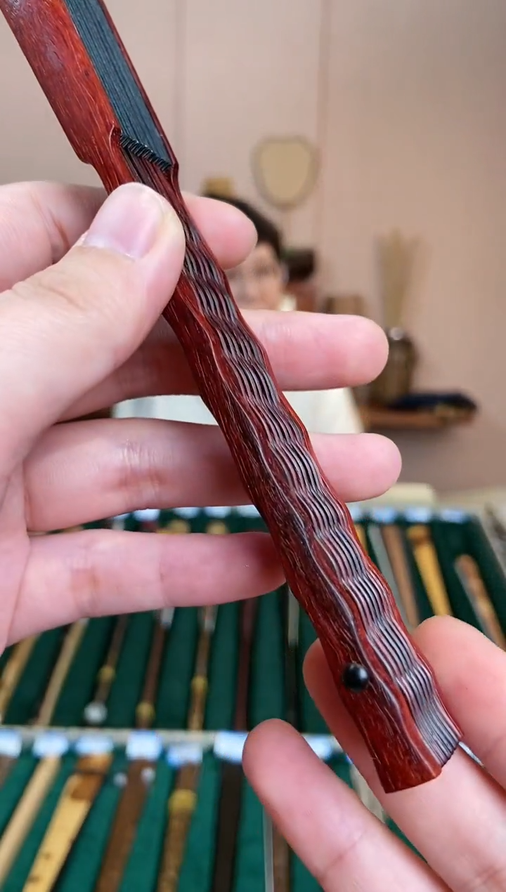 【闪购商品】扇子全小叶手工翻棱7寸折扇