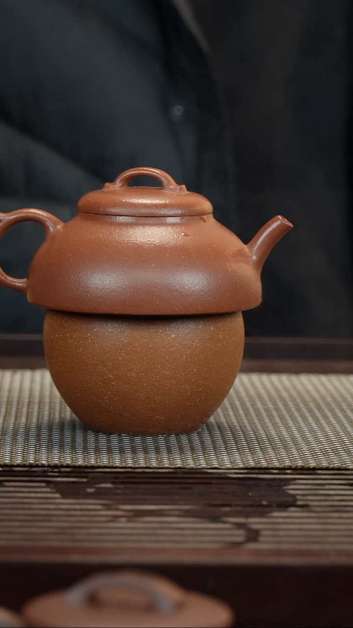 【闪购商品】紫砂茶壶红降坡蔚风+杯子