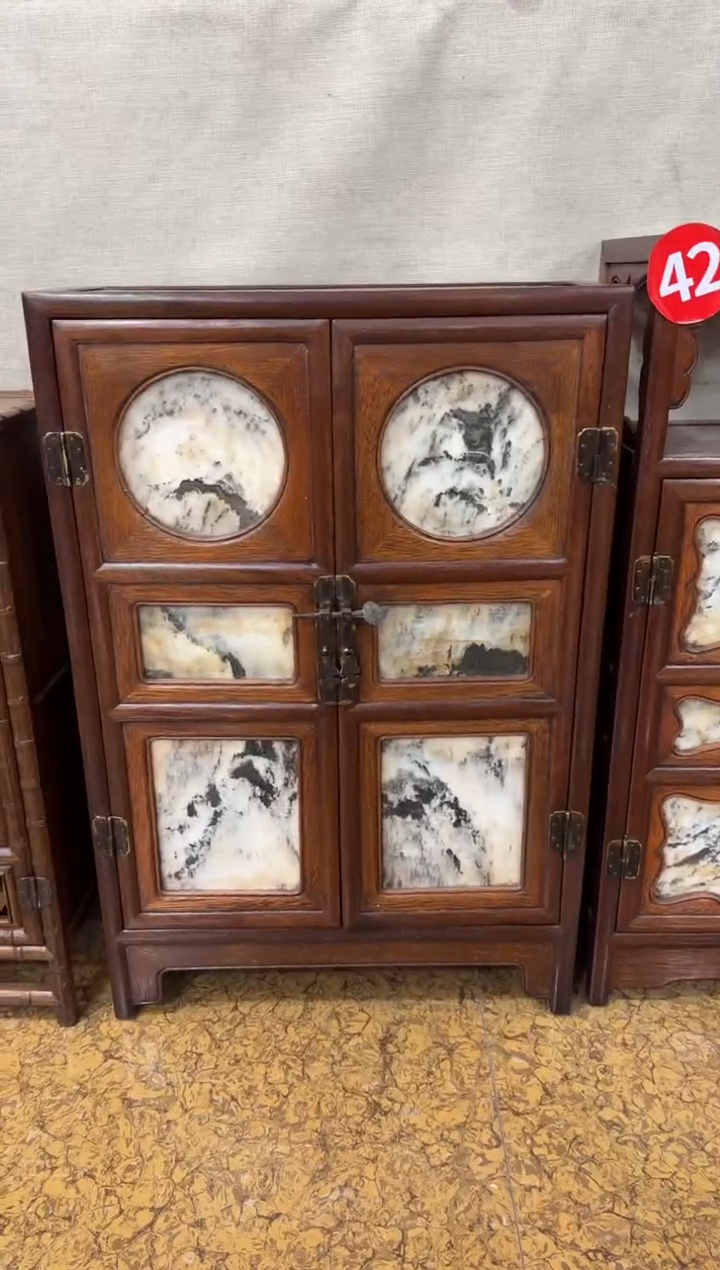 木  云石柜子   50/21/75高