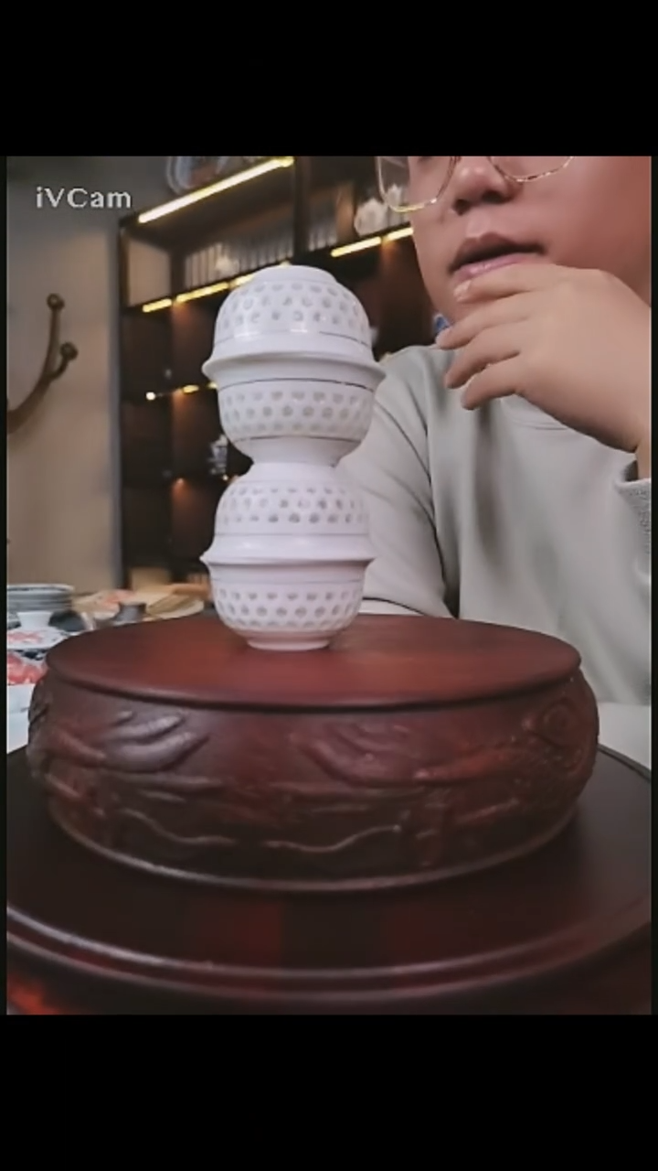 景德镇玲珑瓷小水杯拍一发四