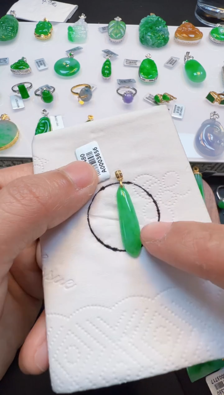【闪购商品】定制翡翠18K金镶嵌380元