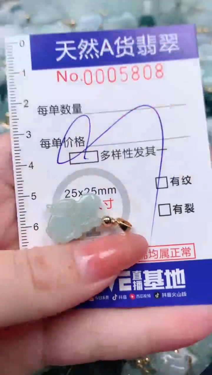 【闪购商品】翡翠颈饰未镶嵌00005808