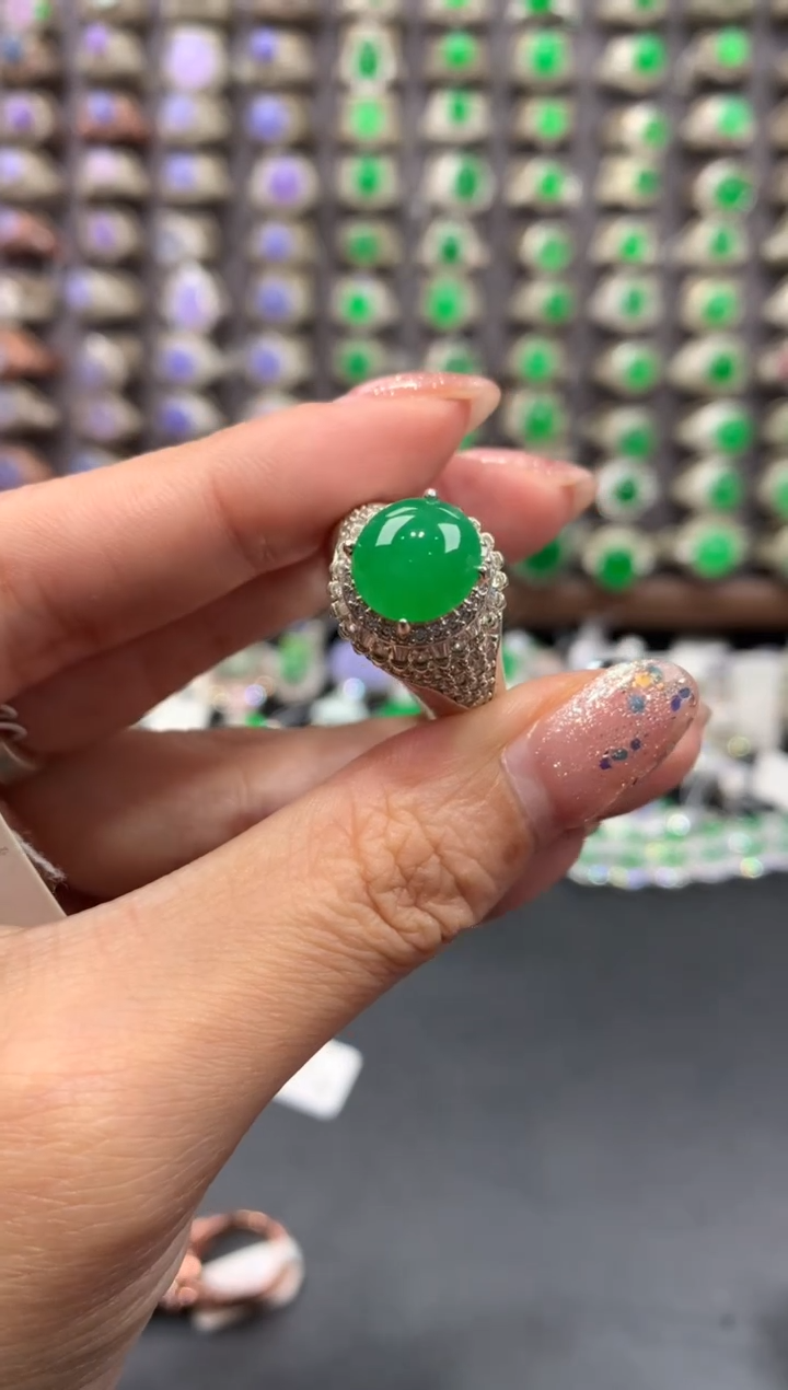 未镶嵌定制翡翠天然缅甸A货翡翠 11.9