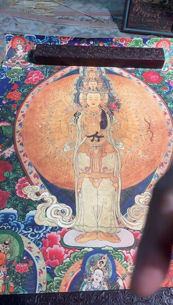 卷轴画曦曦的唐卡tk160