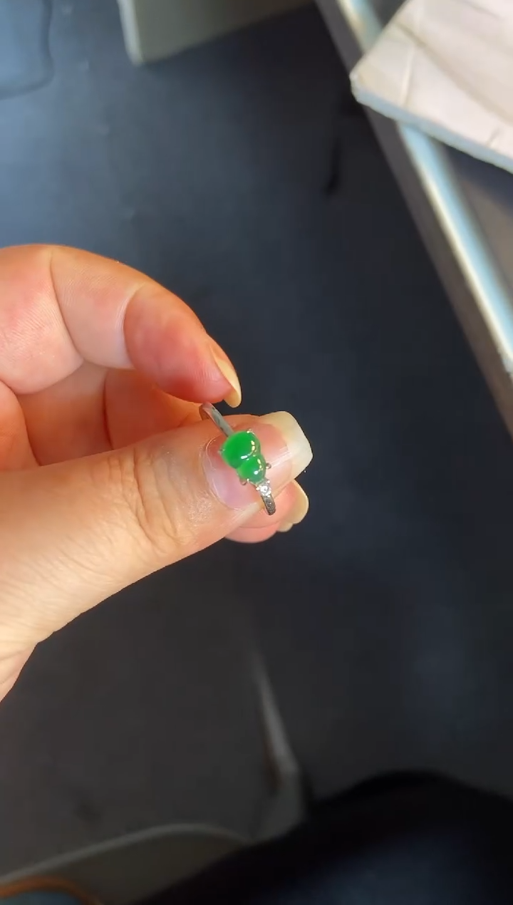 吊坠(不含链)银S925镶嵌翡翠1