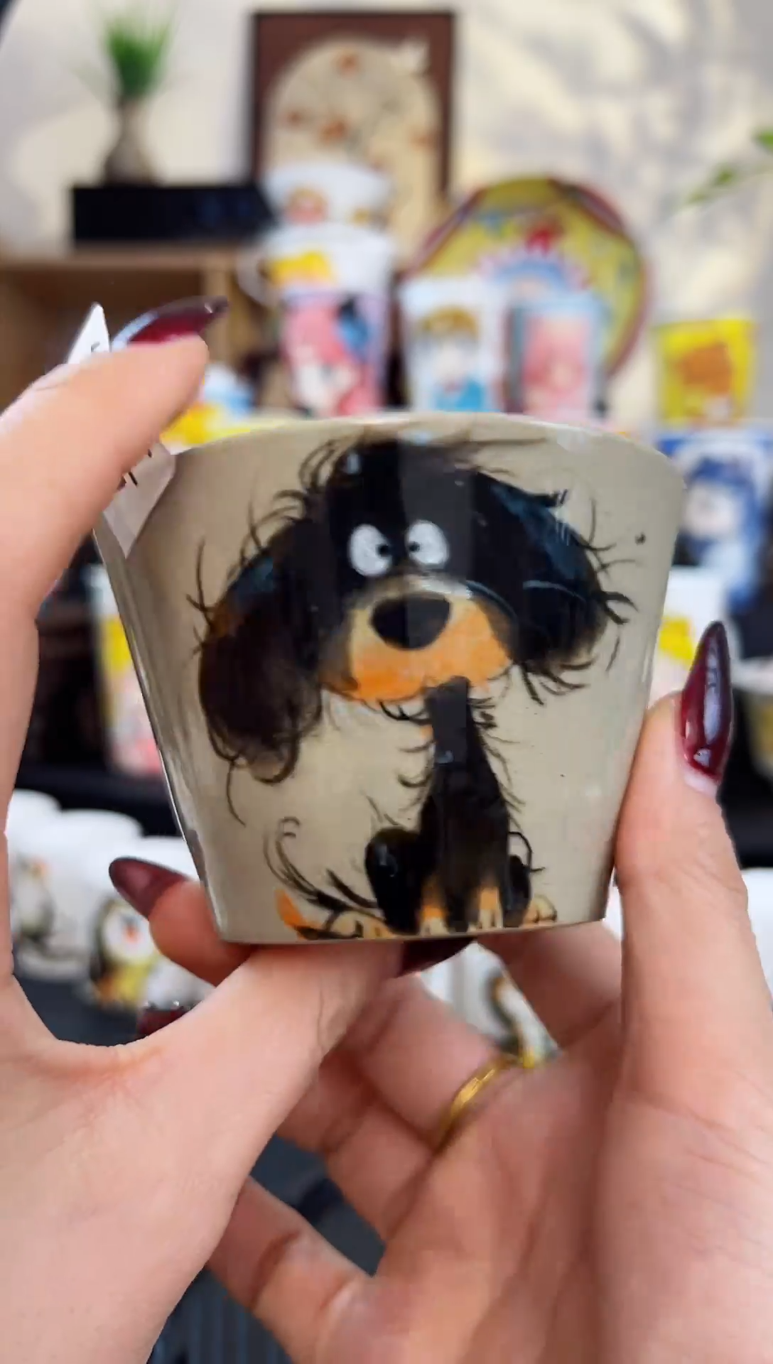 【闪购商品】摆件笙笙漫手工手绘陶瓷杯杯