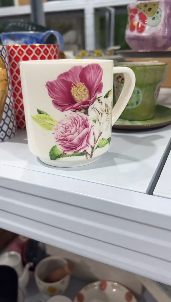 杯子骨瓷杯子一个