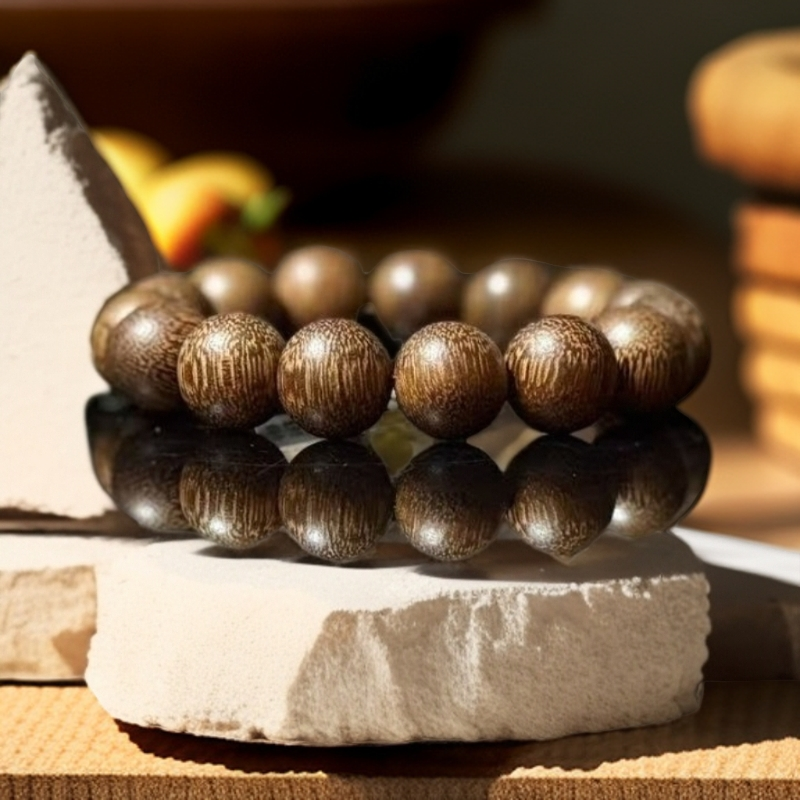 增香沉香木增香沉香木老料老虎斑圆珠1.5单圈622【无礼盒】