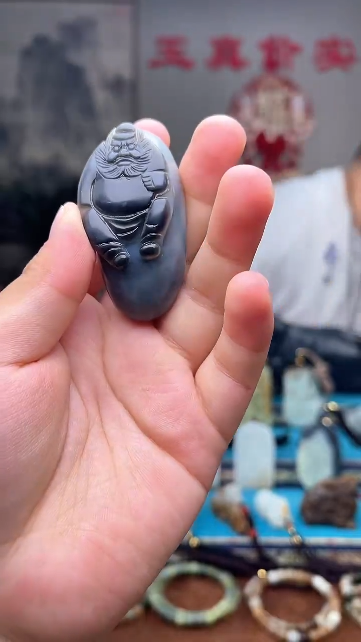 和田玉未镶嵌挂件1