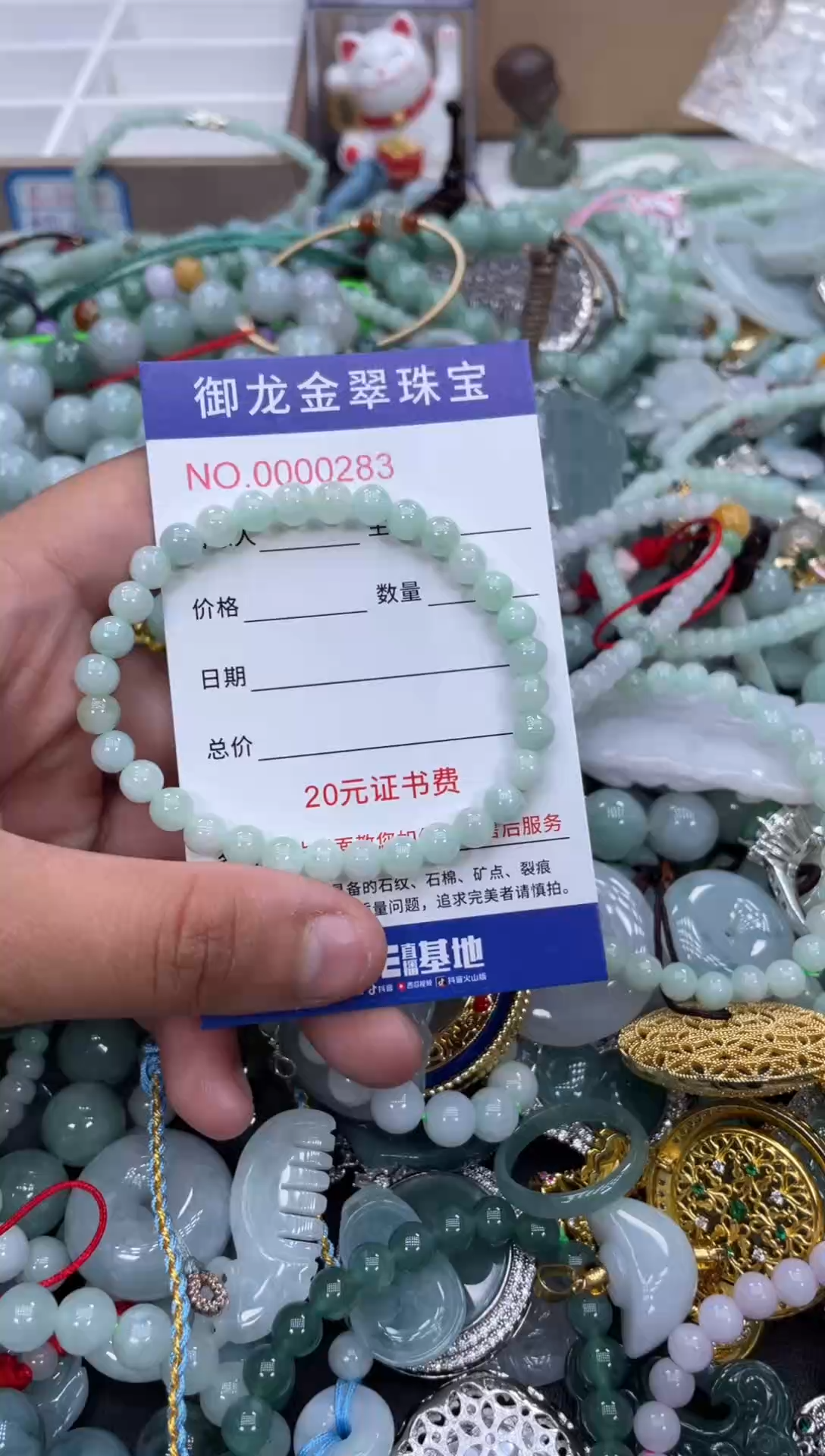 翡翠未镶嵌颈饰016