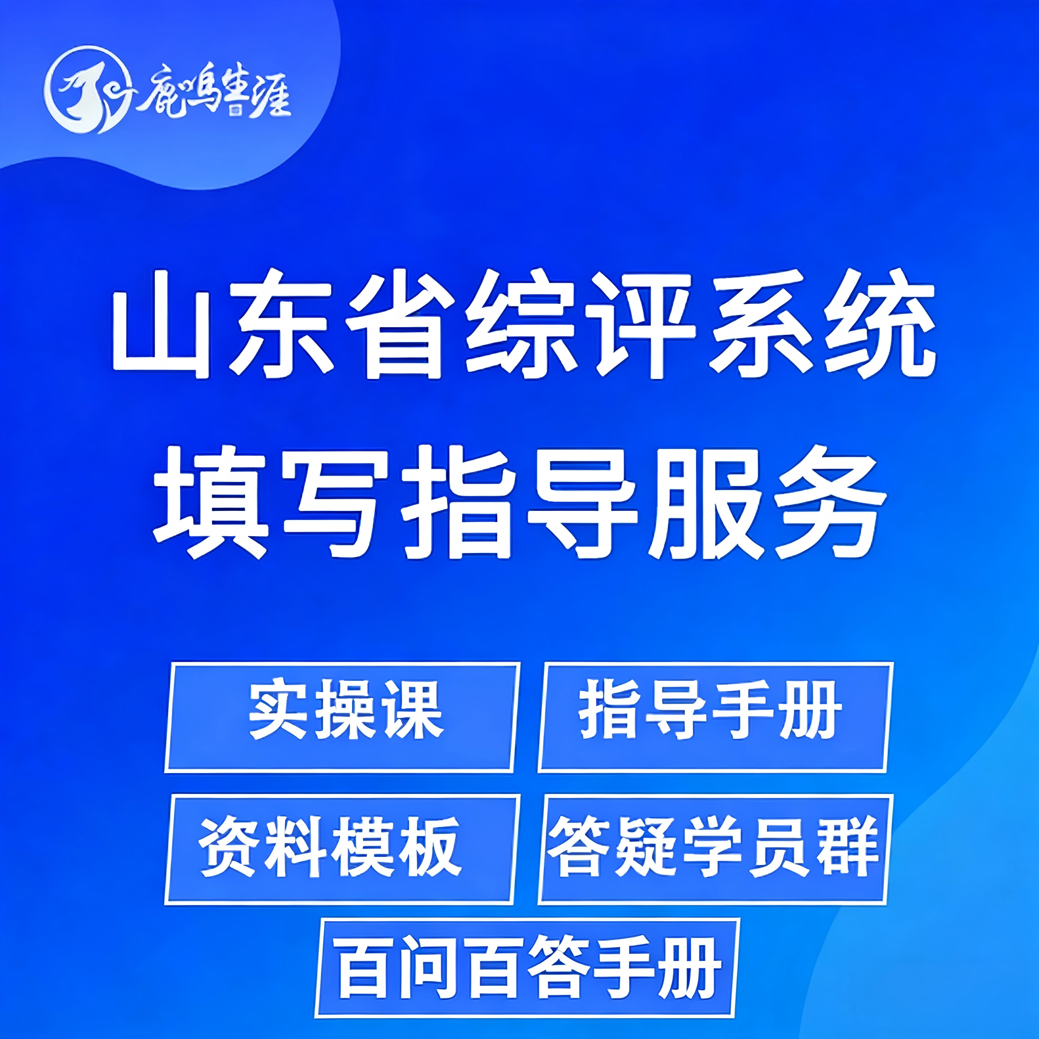 山东省综评系统：实操课+指导手册+模板+答疑手册+答疑群（电子）