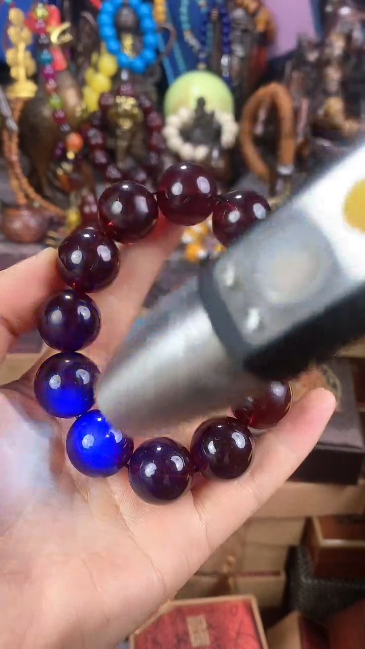 【闪购商品】血珀手链未镶嵌猪妹精品专属链接