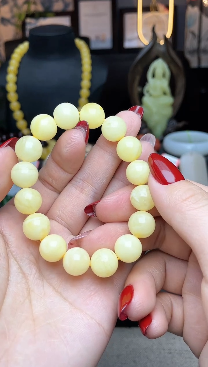 【闪购商品】琥珀手链未镶嵌手串m029