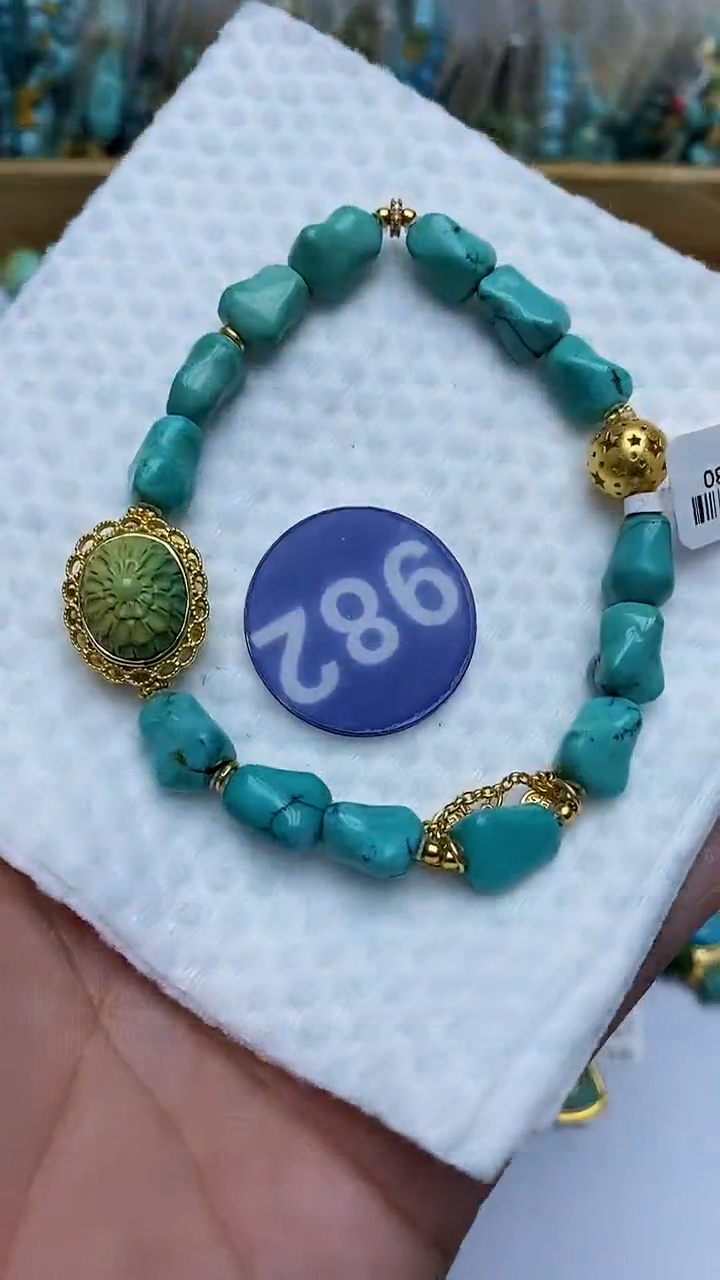 【闪购商品】绿松石手链未镶嵌982