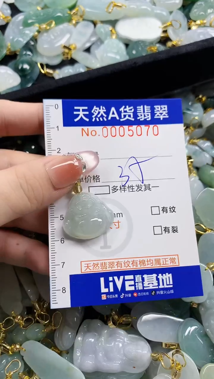 颈饰未镶嵌翡翠天然A货翡翠