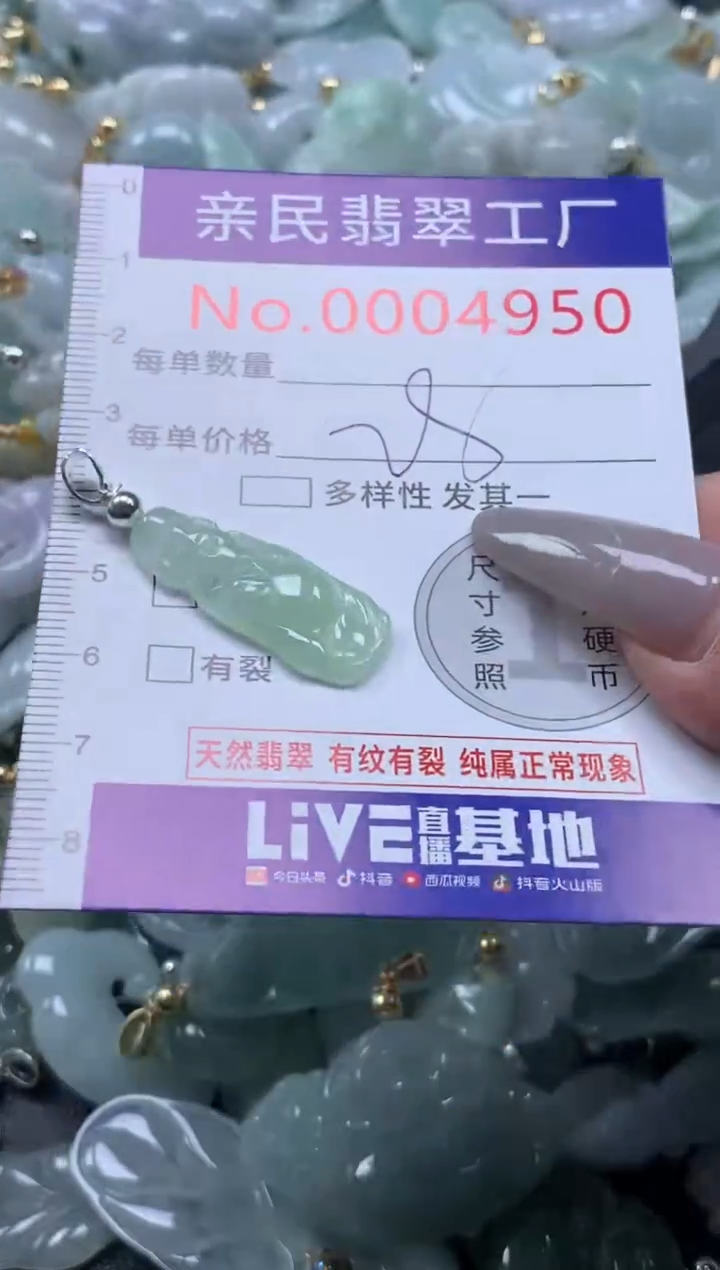 颈饰未镶嵌翡翠4950