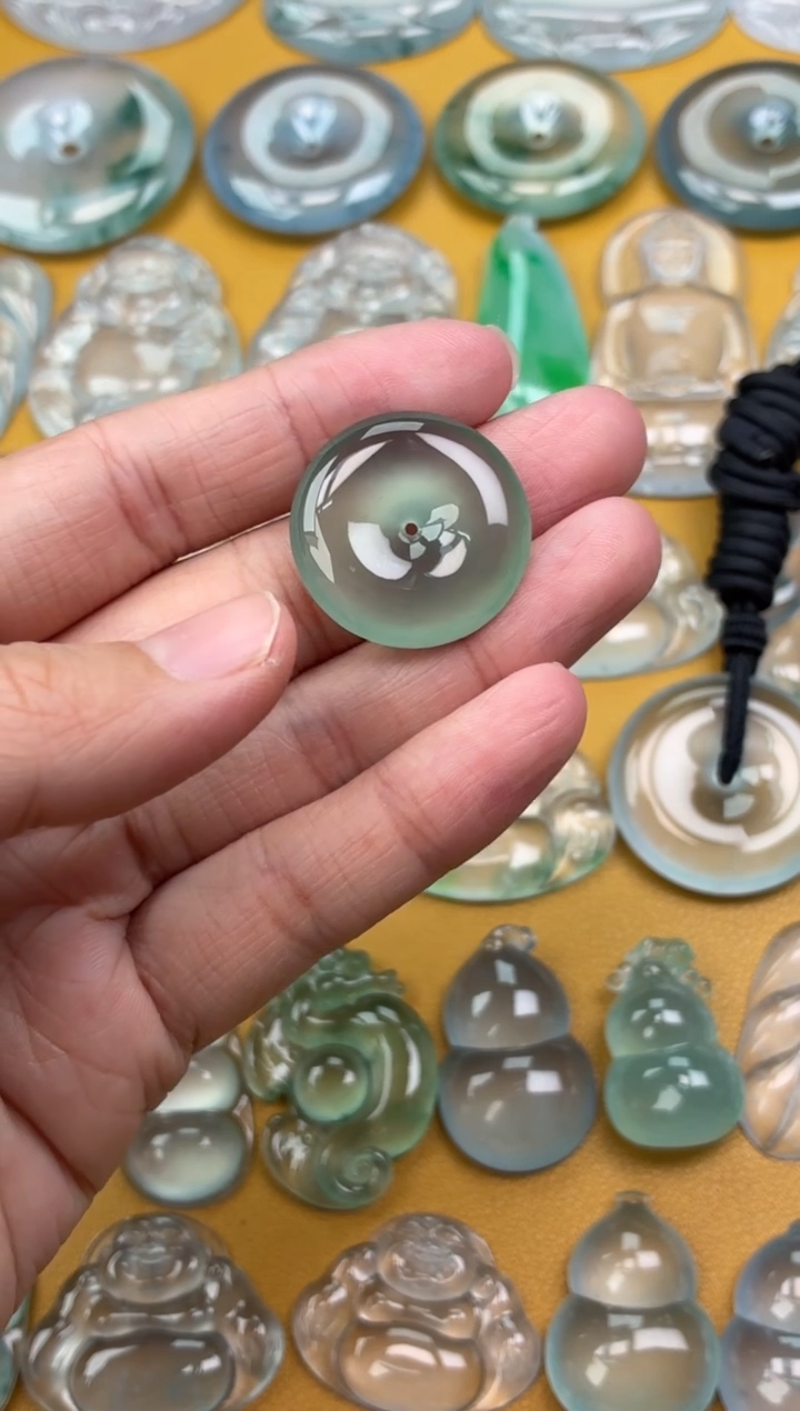 吊坠(不含链)未镶嵌翡翠47 平安扣 23.9 5.2