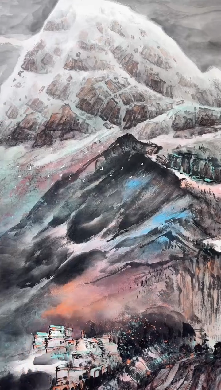 国画秦燕格国画手绘作品Y66